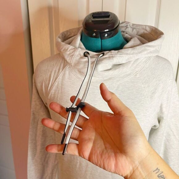 Athleta Sentry Cowlneck Stretch Hoodie Athletic Pullover Sweatshirt Jacket - Picture 9 of 14